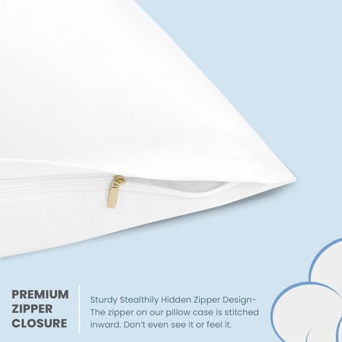 Toddler Pillowcase Set of 2 - 500 Thread Count Egyptian Cotton