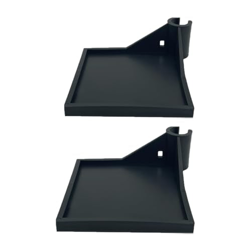 2 PCS Grow Tent Corner Shelves - Durable Black Tent Accessories