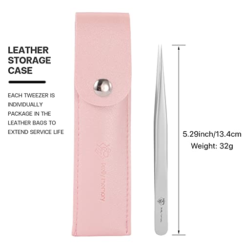 Pretty Memory Stainless Steel Pointed Eyelash Extension Tweezers