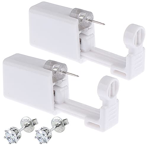 Disposable Ear Piercing Gun Kit with Studs and Cleaning Tools