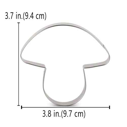 3.8 Inch Mushroom Cookie Cutter for Baking and Crafts