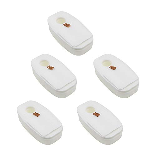 5-Pack Replacement Filters for Shark DuoClean HV380 HV381 HV382 HV383 Series