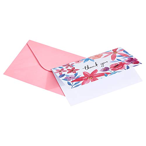 Amazon Basics Floral Thank You Cards with Envelopes, 4x6 Inches, 480 Pack