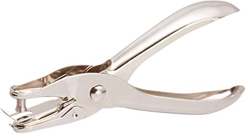 Darice 1/4 Inch Metal Circle Hole Punch – Single Round Hole Puncher for Crafts and Scrapbooking