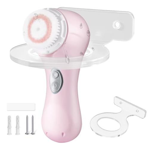 Electric Face Scrubber Holder Wall Mount Acrylic Organizer for COSLUSCLSEVXY, TOUCHBeauty, Mia 2