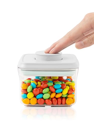 Tourdeus 0.3Qt Small Airtight Container with One-Touch Pop-Top Lid