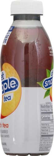 Snapple Zero Sugar Peach Tea - 16 fl oz Recycled Bottle