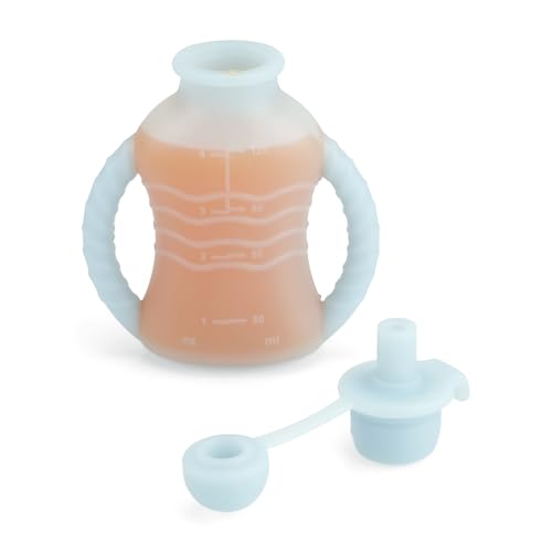 PandaEar Silicone Baby Food Pouches Set - 3 Pack, 4oz, BPA-Free
