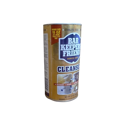 Bar Keepers Friend Cleanser & Polish - 15 oz All-Purpose Cleaning Powder