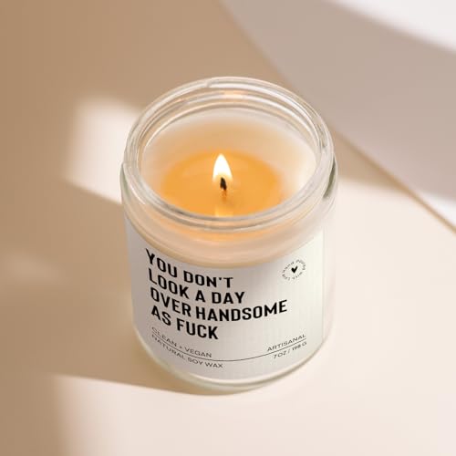 Romantic Lavender Candle for Him - Perfect Gift for Boyfriend, Husband, or Dad - 7oz