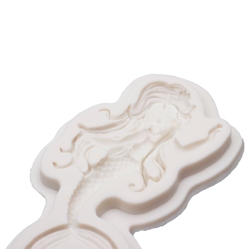 Mermaid Silicone Mold for Fondant, Chocolate, and Cake Decoration