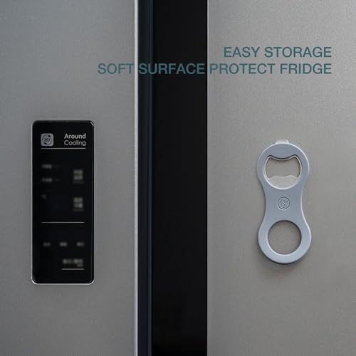 2-in-1 Magnetic Beer Bottle Opener with Cap Catcher - Soft Touch