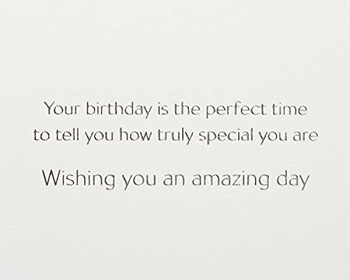 Papyrus Truly Special Purple Floral Birthday Card for Women