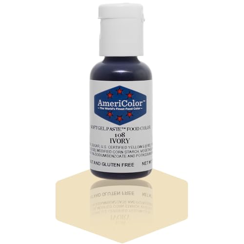 AmeriColor Soft Gel Paste Food Color, 0.75 oz - Ivory