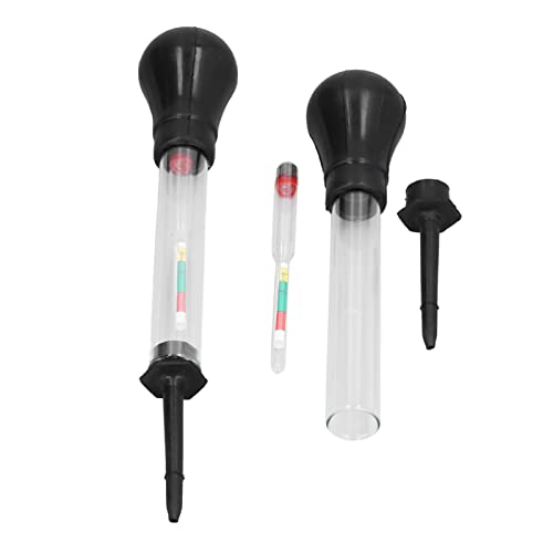 Yuecoom 2Pcs Car Battery Density Tester Kit - High Precision Hydrometer for RV/Ship