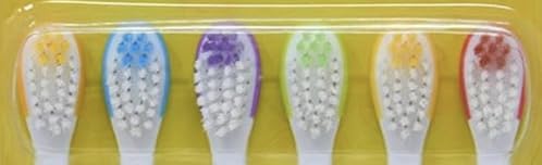 Brush Buddies Crayola Kids Toothbrush Set, Soft Bristles, 6-Pack