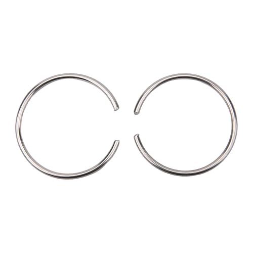 2 Pack Aluminum Vacuum Wand Rings for Commercial Vacuums (100100)