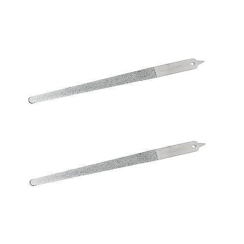 Diamond Dust Stainless Steel Nail File 2-Piece Set with Protective Cover