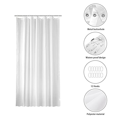 Custom Waterproof Shower Curtain 36" x 72" - Personalized Design