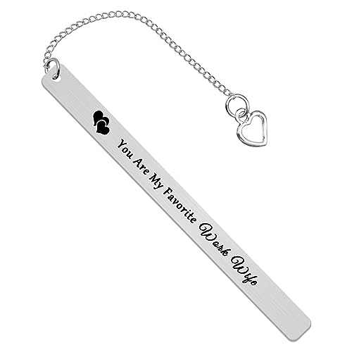 Work Wife Bookmark Coworker Leaving Gift Stainless Steel Farewell Present