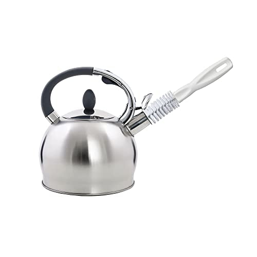 HIC Kitchen Tea Kettle Cleaning Brush for Spouts - 13-Inch Flexible Tool
