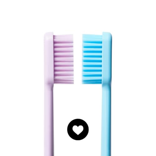 Boie USA Extra Soft Toothbrush 2-Pack, Recycled Handles, Gentle Clean