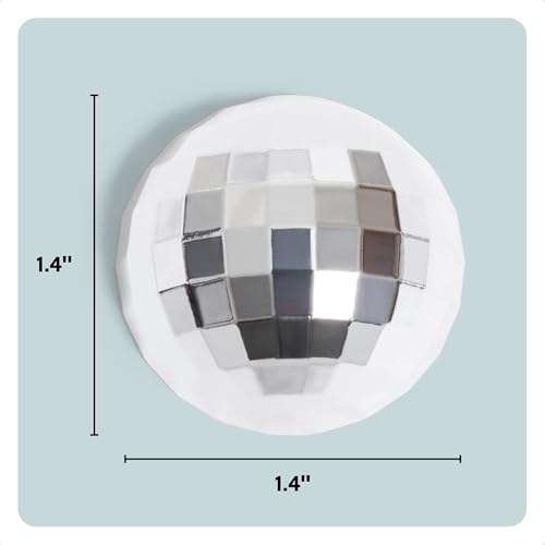 Disco Ball Magnets Set of 3 - Fun Locker & Fridge Decor
