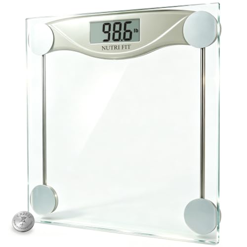 NUTRI FIT Grayish Green Digital Bathroom Scale - High Precision Weighing