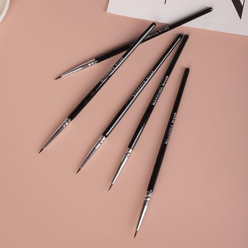 MARROSA Synthetic Pointed Eyeliner Brush for Gel and Liquid Makeup