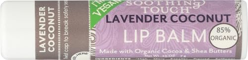 Soothing Touch Lavender Coconut Vegan Lip Balm, 0.25 Oz