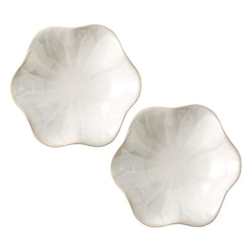 Lotus Leaf Ceramic Jewelry Dish Set - Unique Ring & Necklace Holder
