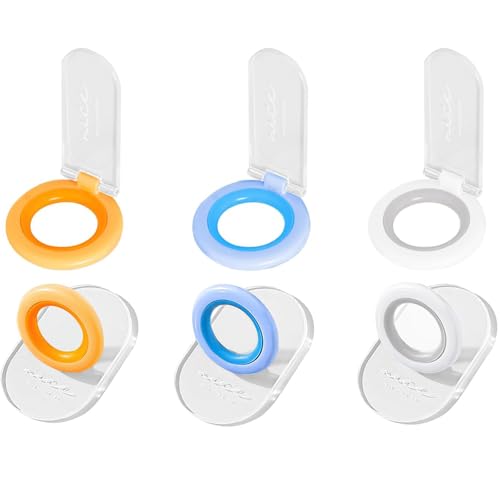 MdakeGo 6-Pack Toilet Seat Cover Lifter with Color Options - Hygienic Bathroom Accessory