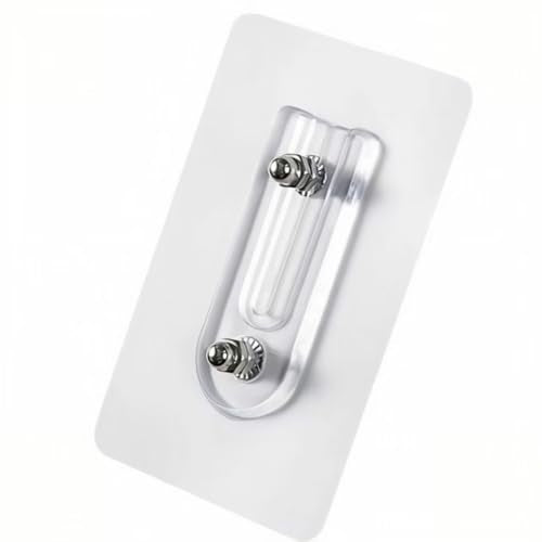 Adhesive Screw Hooks - 2 Pcs Waterproof U-Shape Wall Hooks