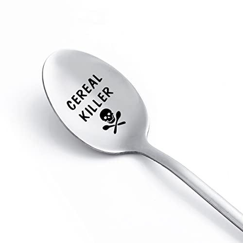 Cereal Killer Spoon - Funny Stainless Steel Gift for Dad