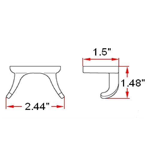 Design House Millbridge Satin Nickel Double Robe Hook