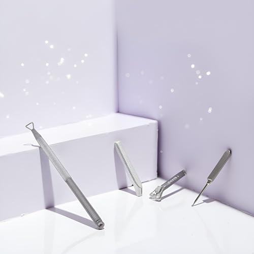 Stainless Steel Triangle Cuticle Pusher and Gel Nail Polish Remover Tool