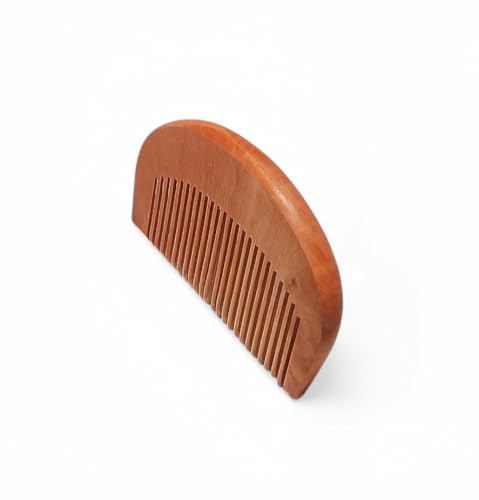Neem Wood Hair Comb Half Moon Design 2-Pack