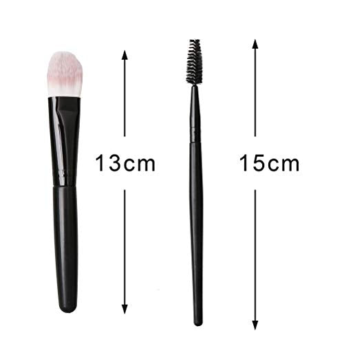 ZHIYE 20-Piece Professional Makeup Brush Set with Travel Case
