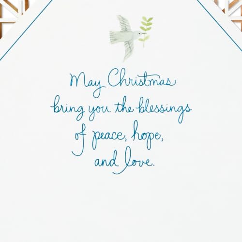Illustrated Nativity Christmas Pop Up Card with Envelope - Religious Scene