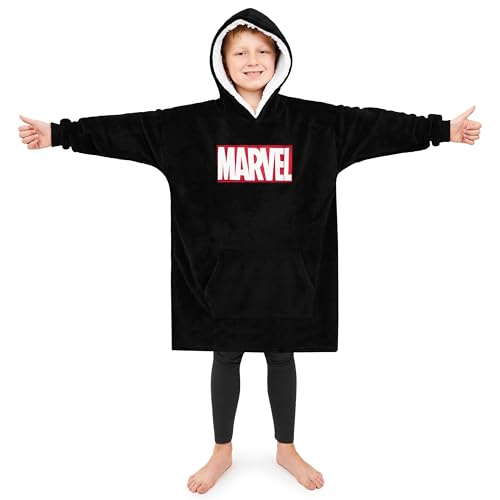 Marvel Fleece Wearable Hoodie Blanket for Kids & Teens