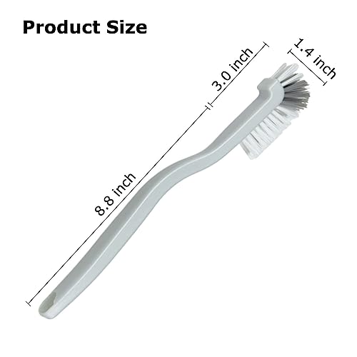 JIANYI Kitchen Scrub Brush with Angled Bristles - Ergonomic Handle