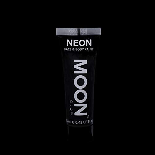 Moon Glow Neon Face and Body Paint 0.42oz Black UV Reactive