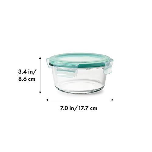 OXO Good Grips 4-Cup Round Airtight Glass Food Storage Container