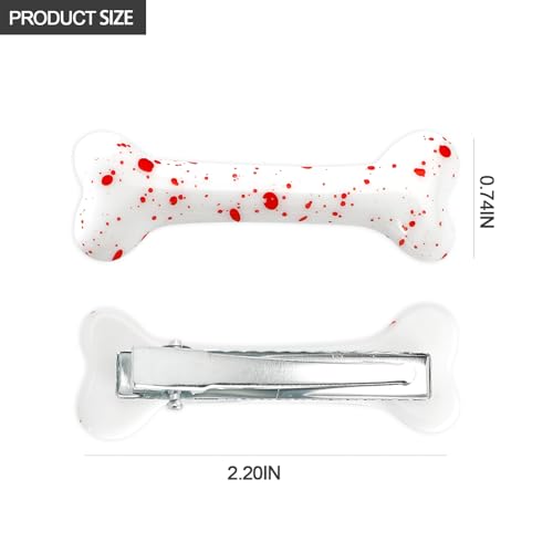 Dog Bone Hair Clips 8 PCS Cute Alligator Barrettes for Cosplay