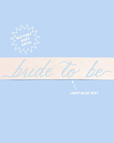xo, Fetti Bride To Be Sash - Ivory Satin Bachelorette Accessory