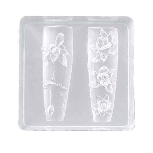Panthra 3D Silicone Flower Nail Mold for Gel Resin DIY Art