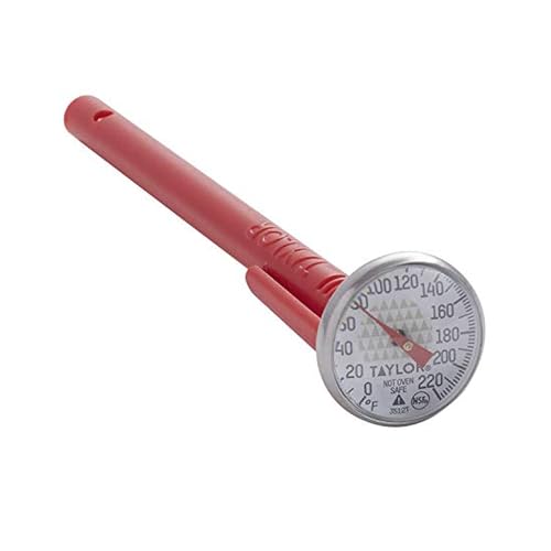 Taylor 3512FS Instant Read Pocket Thermometer with 5" Stainless Steel Stem