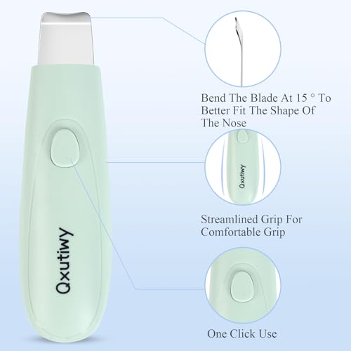 Skin Scrubber & Face Spatula Blackhead Remover with Silicone Brush