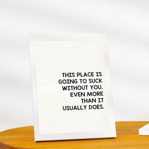 OJsensai Funny Coworker Leaving Card Gift OJ 879 - 8x5.3in