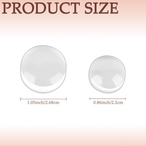 Clear Nail Stamper Set Double Headed Silicone French Tip Tool with Scraper